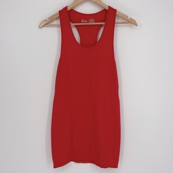 Zyia Active Copper Charged Racerback Workout Tank Women’s Size Medium Red - Picture 3 of 9